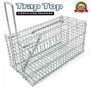 Rat Trap , Rats and Mice Live Humane Cage Trap , One-Door small animal Pest Control Rodents Catcher - By Trap Top